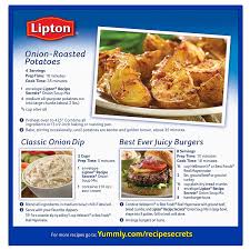 What is lipton onion soup mix made of? Amazon Com Lipton Recipe Secrets Soup And Dip Mix Onion Flavor 2 Oz 6 Count Onion Dips Grocery Gourmet Food