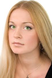 587 Pretty Green Eyed Blonde Stock Photos