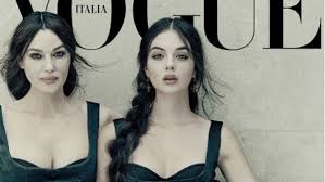 The italian actress, 48, and the french actor, 46, met in 1996 while filming the french film the apartment. Deva Cassel And Monica Bellucci Pose Together For The Cover Of Vogue Italia The Detail That Has Not Gone Unnoticed Ruetir Ruetir