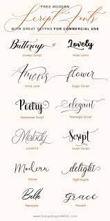 Free Modern Script Fonts With Stylish Glyphs For Commercial Use Free Script Fonts Cricut Fonts Free Fonts For Cricut