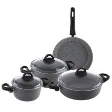 20 cm 3,14lt derin tencere. Emsan Titangranit 7 Parca Ideal Tencere Seti Gri Emsan