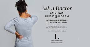 Ask a Doctor at Lisa's Yoga Studio