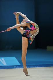 Jasmine Kerber Usa Won Btonze In Clubs Finals At Pan American Games Toronto 2015 Rhythmic Gymnastics Gymnastics World Championship
