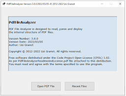 Pdf File Analyzer With Pdf Parsing Classes Version 3 0 For Vs 2022 Net 6 0 Codeproject