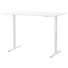 Skarsta Underframe Sit Stand F Table Top White Ikea In 2020 Ikea Desk Adjustable Desk