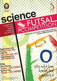Poster Futsal Competition Desain Grafis Desain Olahraga