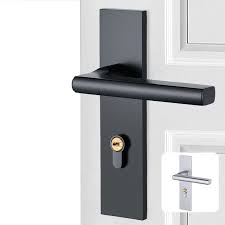 Dl1119 Modern Simple Interior Lock Bedroom Kitchen Door Lock Fashion Beautiful Space Aluminum Alloy Simple Interior Door Handles Modern