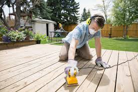 How To Sand Your Wood Deck Like A Pro Before Refinishing Wood Deck Deck Cleaning Sanding A Deck