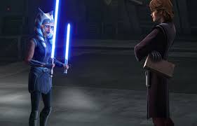 What does a yellow lightsaber mean. Ahsoka S Lightsabers Wookieepedia Fandom