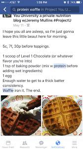 Pin By Drema Foster On Recipes Macros Protein Waffles Nutrition Blog Recipes