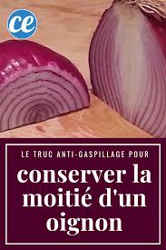 Voici Comment Conserver Facilement La Moitie D Un Oignon Pendant Plusieurs Jours Anti Gaspillage Alimentaire Conservation Oignon Oignon