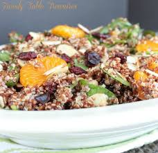 Cranberry Quinoa Salad With Mandarin Oranges Almonds Recipe Cranberry Quinoa Salad Quinoa Salad Orange Quinoa Salad