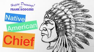 Galaxy drawings space drawings tumblr drawings easy drawings pencil drawings simple doodles drawings drawings for boys random drawings random tattoos. How To Draw A Native American Chief Iconic Faces 8 Live Illustration With Frank Rodgers Youtube