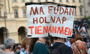 Ma tartják a tüntetést a fudan egyetem megépítése ellen tiltakozók is. J2g0quyv8kcuhm