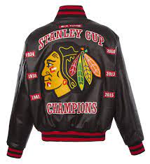 Chicago Blackhawks Championship Black Nappa Leather Jacket New Now Taking Orders At York Furrier Call 630 832 2200