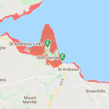 One of the sternest tests on the open rota, royal st george's has traditionally proven tough to score on. St Andrews Could Be Underwater By 2050 According To A New Climate Change Study Golf News And Tour Information Golfdigest Com