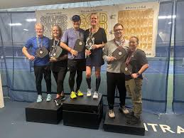 ABBOTSFORD FALL CLASSIC 2024 Well done GEPBC members! Rosa & Janice win  SILVER women's 2.5 (Any age) Chris & Dusan win SILVER men's 3.5 (60+)  Jacquie & Laurie win GOLD women's 3.0 (