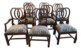Canora grey oroville reversible flip top 5 piece dining set x112714673 color: Bernhardt Martha Stewart Signature Ravenscleft Dining Chairs Set Of 8 Chairish