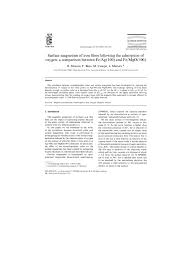 Do you need a tutorial for ionic framework? Pdf Surface Magnetism Of Iron Films Following The Adsorption Of Oxygen A Comparison Between Fe Ag 100 And Fe Mgo 100 Maurizio Canepa Academia Edu