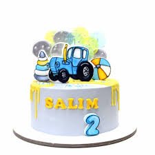 It seems like yesterday when your little toddler was born. 2nd Birthday Cake With Tractor In Dubai