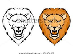 Simple Illustration Of Lion Clipart Panda Free Clipart Images Cartoon Lion Lion Cartoon Drawing Lion Art
