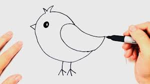 If you like these origami birds. How To Draw A Bird Very Easy Step By Step Youtube Bird Drawing For Kids Bird Drawings Simple Bird Drawing