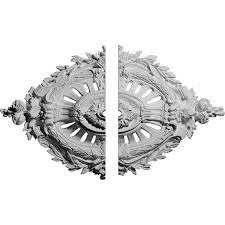If you want to learn more about installing ceiling rings, click that link because i the other workaround is to simply ignore the medallion piece, and add alternative ceiling details, like ceiling rings!⤵️. Ekena Millwork Cm35x22an2 01000 35 7 8 Inch W X 22 1 2 Inch