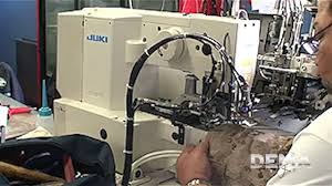 Smart factory 4.0 solution with janets. Juki Mol 254 Automatic Belt Loop Machine Youtube
