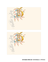 Fortunately, canva can help cut the time consumed for this with our printable baby shower invitation templates, a collection filled with cute and lovely layouts perfect for the occasion. Free Vintage Baby Shower Printable Collection Free Pretty Things For You
