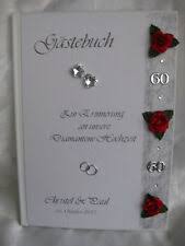 Die diamantene hochzeit ist ein ganz besonderes hochzeitsjubiläum. Sammeln Seltenes Jubilaen Diamantene Hochzeit Geschenk Gastebuch Fotoalbum Diamanten Deko Einladung Erika Lt