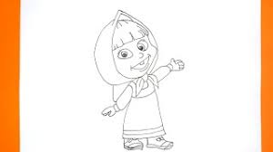 Maybe you would like to learn more about one of these? Cara Menggambar Marsha And The Bear How To Draw Masha And The Bear Youtube