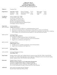 corporate pilot resume