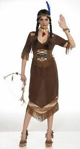 Details About Native American Princess Little Deer Indian Sexy Adult Womens Costume Dress Std