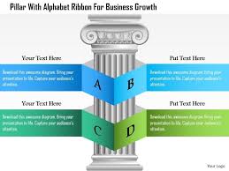 This sing the alphabet cd has the same awesome abc songs. Dg Pillar With Alphabet Ribbon For Business Growth Powerpoint Template Powerpoint Presentation Images Templates Ppt Slide Templates For Presentation
