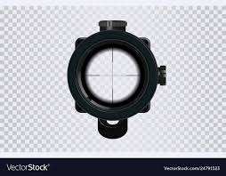 Sniper Scope Crosshairs In Realistic Style Vector Image Aff Crosshairs Scope Sniper Realistic Ad Vintage Frames Vector Paint Vector Vector Images