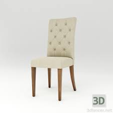 When purchasing separate dining chairs for your dining room tables, you have to check if your pieces are compatible with one another. 3d Model Padded Dining Chair 51166 3dlancer Net