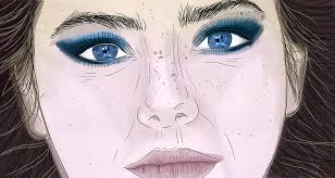 Fan art Illustration inspired in Cinema by Susana Aranda