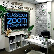 Classroom Zoom Backgrounds Mega Pack Classroom Classroom Background Home Learning