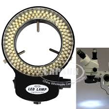 144 Led Bulb Microscope Ring Light Illuminator Adjustable Bright Lamp Adapter Ls Dv746