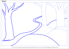 How to draw a forest easy. How To Draw A Forest Step By Step Novocom Top