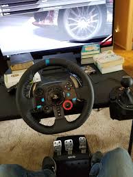 Leave damping slider at 0 in sim (it's a left over from nascar 2003). Just Picked Up A Logitech G29 Racing Wheel Today Racing Wheel Video Game Rooms Logitech