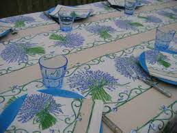 tafelkleed lavande blanc www bellebien nl tablecloth