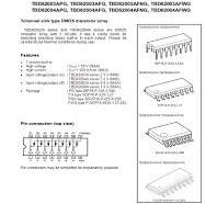 TBD62003A series, TBD62004A series