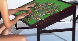 Wooden Jigsaw Puzzle Table For Adults Kids Portable Folding Table 1500 Pcs Jigsaw Puzzle Table Puzzle Table Woodworking Jigsaw
