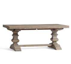 The grey wash farmhouse dining table & bench is made to order in the fabulous furniture company ltd workshops here in the uk. Banks Extending Dining Table Pottery Barn