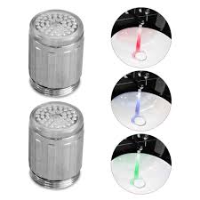 Kaufen sie das beste und neueste wasserhahn dusche auf banggood.com und bieten sie die qualität wasserhahn dusche zum verkauf mit weltweit kostenlosem versand an. Eaxus 2x Led Wasserhahnaufsatz Wasser Rgb Real De