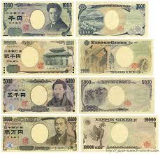 Banknotes Japanese Yen Money Bank Notes Japanese Yen