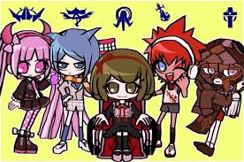 Masaru daimon, nagisa shingetsu, jataro kemuri, monaca towa, & kotoko favorite character episode fan art danganronpa monaca anime despair character warrior. Kotoko Utsugi Nagisa Shingetsu Monaca Towa Masaru Daimon Jataro Kemuri Danganronpa Another Episode Ultra Despair Gir Danganronpa Indie Game Art Anime