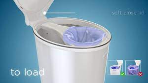Never overfill your diaper pail refill bag. Ubbi Diaper Pail Youtube