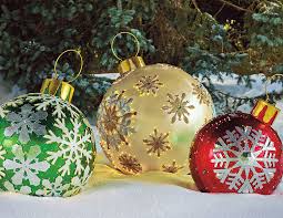 Check spelling or type a new query. Massive Fiber Optic Led Outdoor Christmas Ornaments